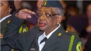 evelyn kennedy uniform saluting